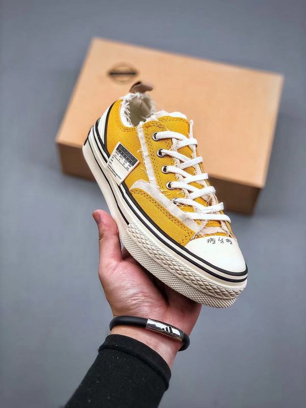 Wu Jianhao Vessel G.O.P. LOW deconstructs overlapping thick bottom and low-end high-to-high canvas sulfur shoe 31-39-6ab69df4